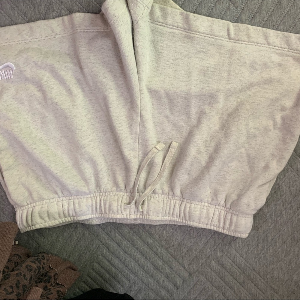 Nike Cream Athletic Shorts with Elastic Waistband